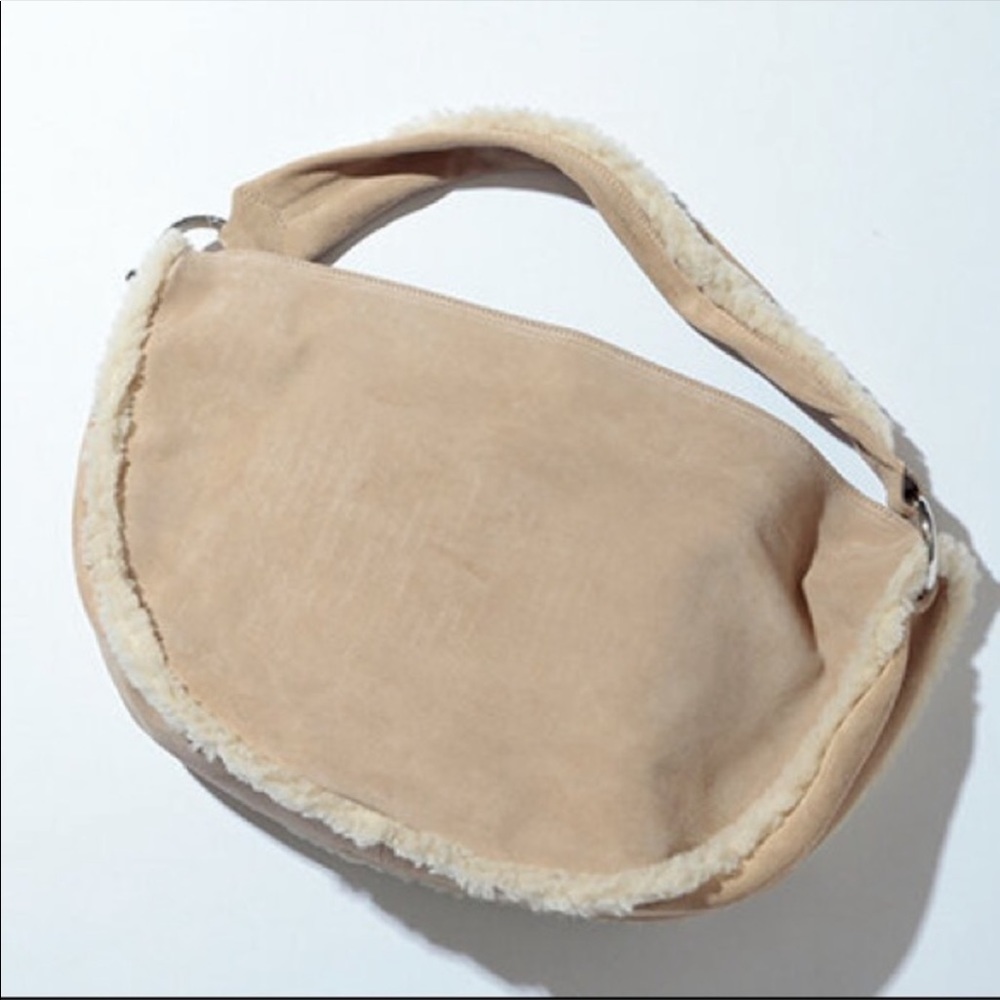 Zara Limited Edition suede shoulder bag